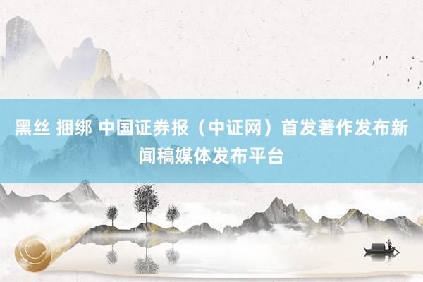 黑丝 捆绑 中国证券报（中证网）首发著作发布新闻稿媒体发布平台
