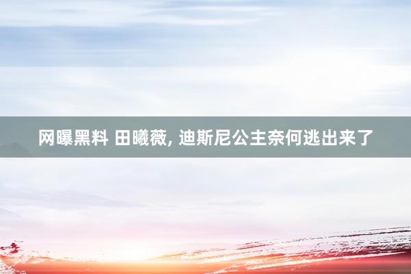 网曝黑料 田曦薇, 迪斯尼公主奈何逃出来了
